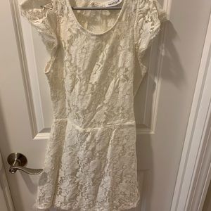 White lace dress